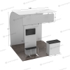 10x10 Modular FlexZip Media Booth 10.16