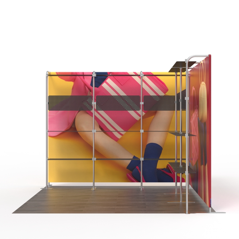 10x10 Corner FlexZip Booth 10.3