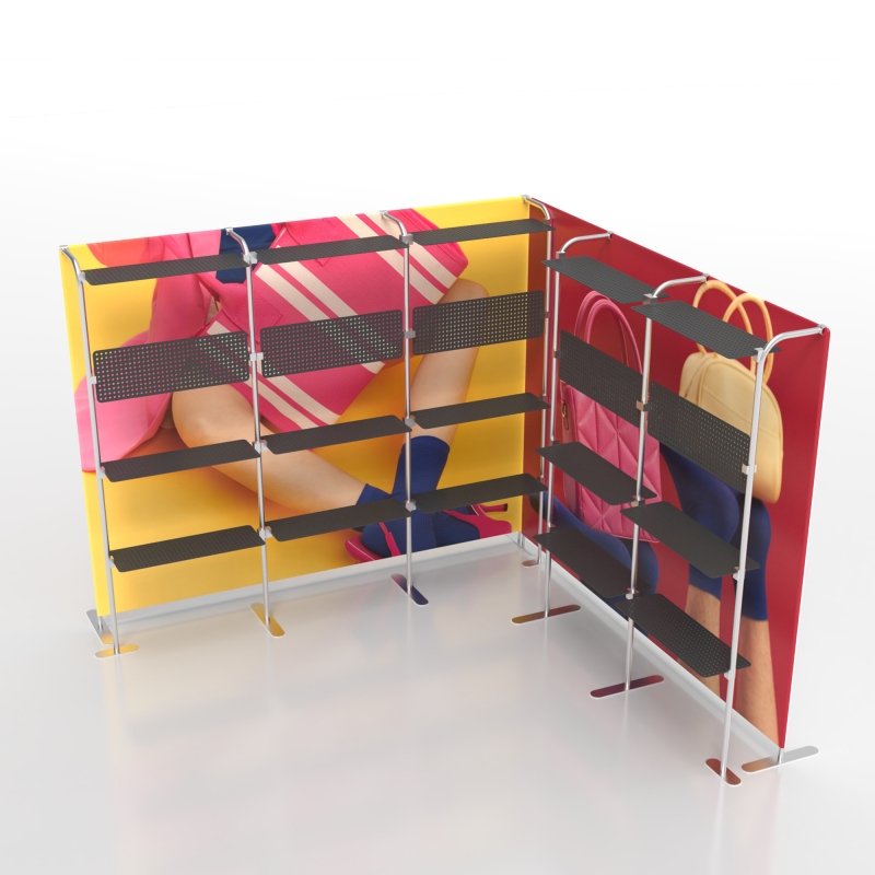 10x10 Corner FlexZip Booth 10.3