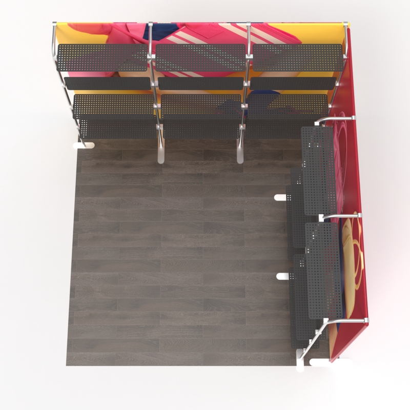 10x10 Corner FlexZip Booth 10.3