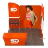 10x10 Corner FlexZip Booth 10.1