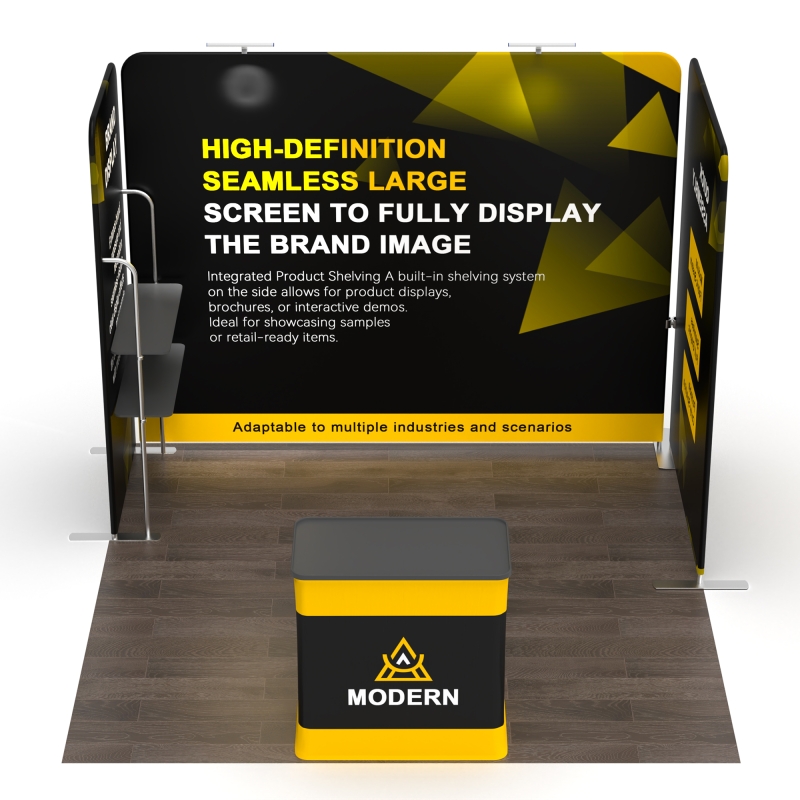 10x10 Corner FlexZip Booth 10.2