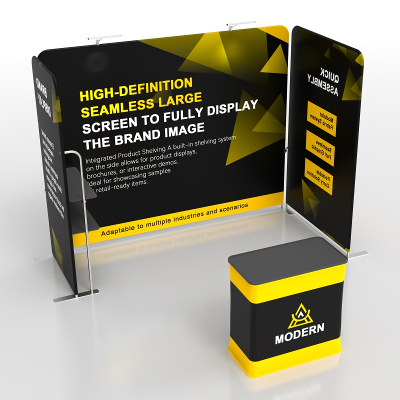 10x10 Corner FlexZip Booth 10.2