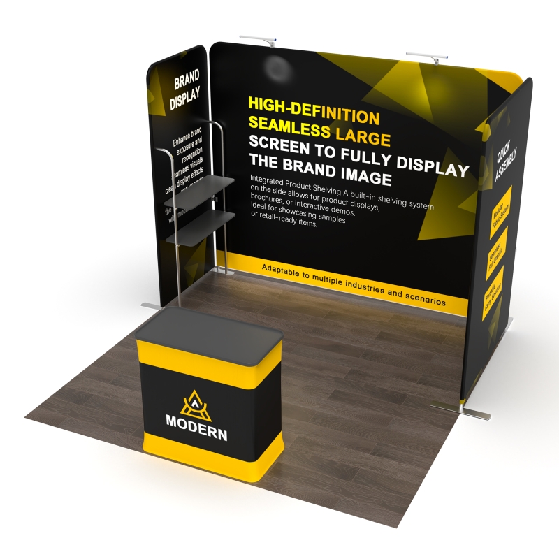 10x10 Corner FlexZip Booth 10.2