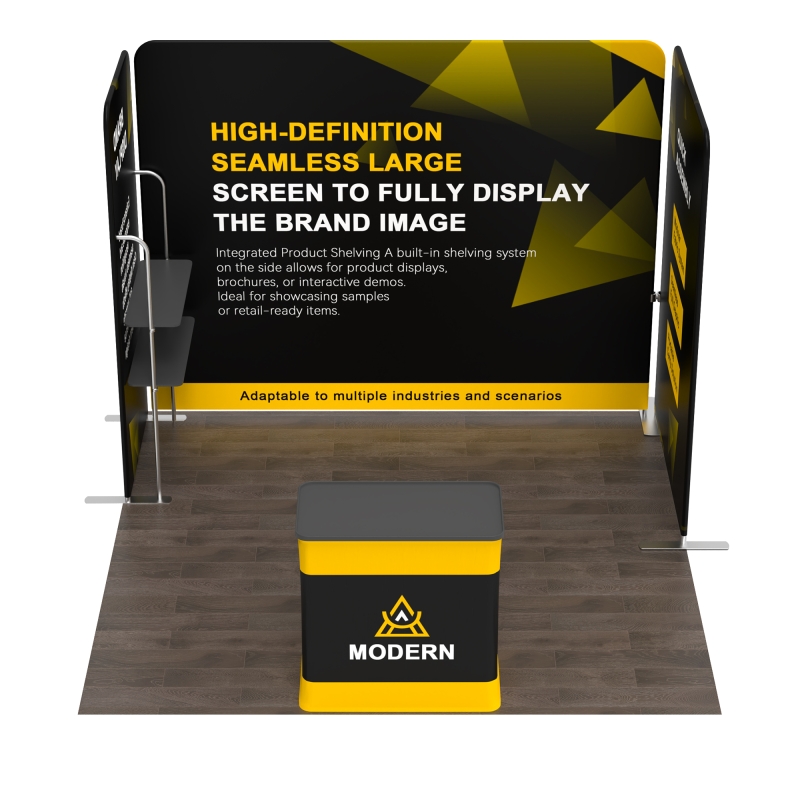 10x10 Corner FlexZip Booth 10.2