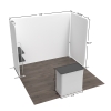 10x10 Corner FlexZip Booth 10.2