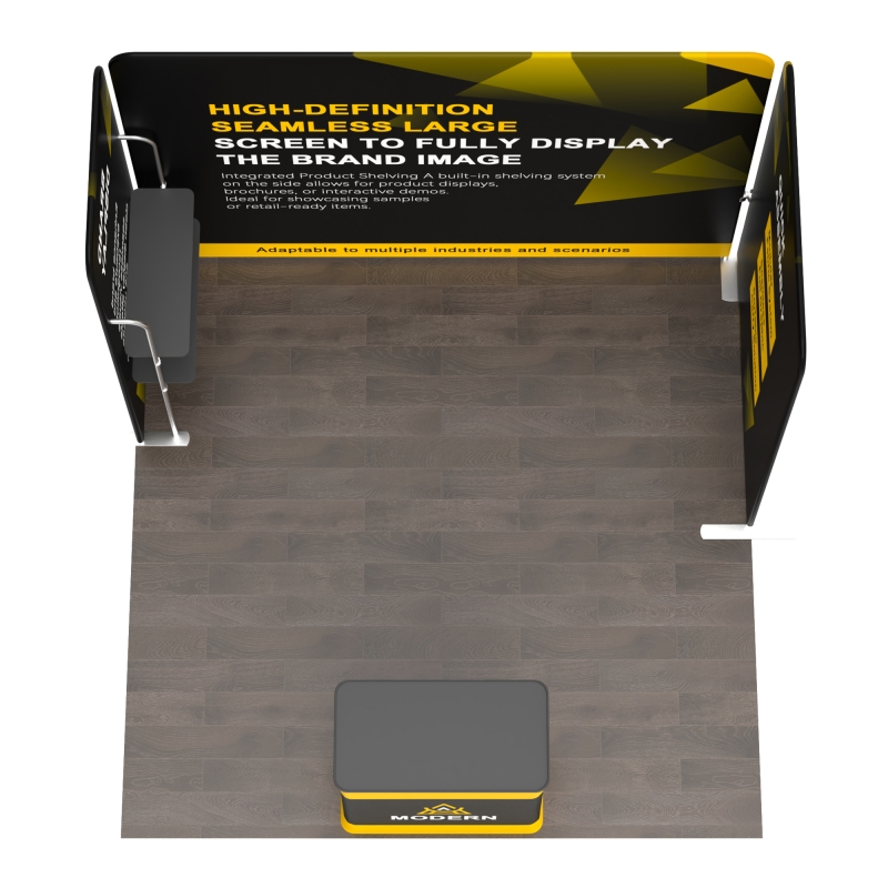 10x10 Corner FlexZip Booth 10.2