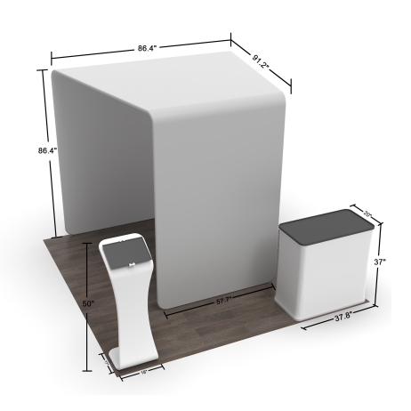 10x10 Archway FlexZip Booth 10.1