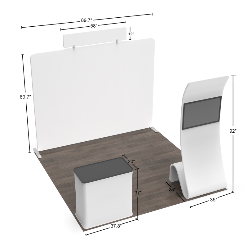 10x10 Inline FlexZip Booth 10.1