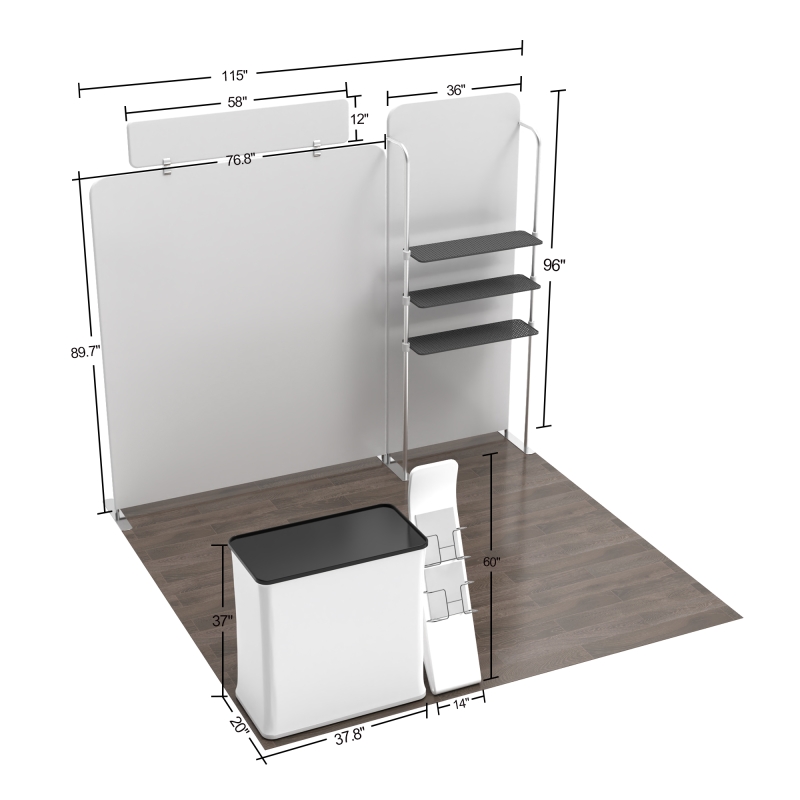 10x10 Inline FlexZip Booth 10.3