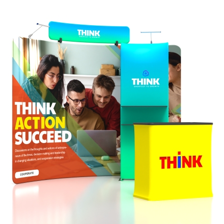 10ft Curved FlexZip Booth 10.1