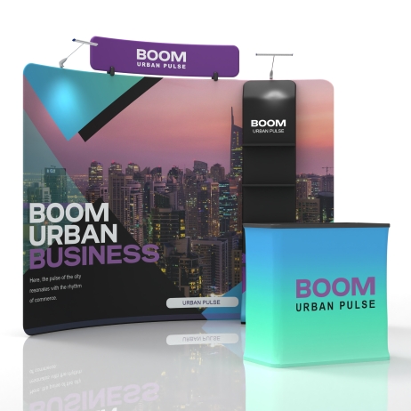 10ft Curved FlexZip Booth 10.2