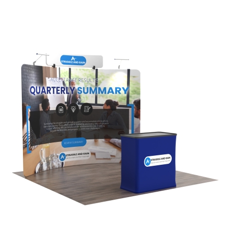 10ft Curved FlexZip Booth 10.3