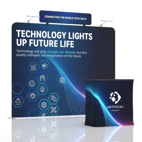 10ft Straight FlexZip Booth 10.3