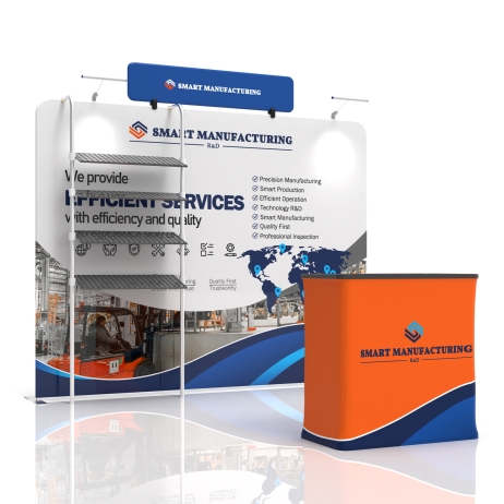 10ft Straight FlexZip Booth 10.4