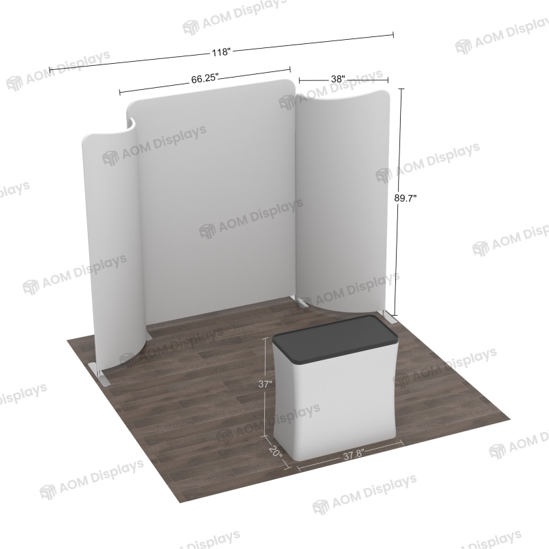 10x10 Inline FlexZip Booth 10.12