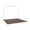 10ft Straight FlexZip Booth