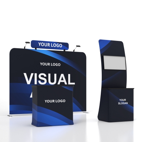 10ft Straight FlexZip Booth