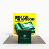 8x8 Backlit Tension Fabric Trade Show Booth with Podium Counter