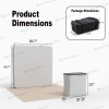 8x8 Backlit Tension Fabric Trade Show Booth with Podium Counter