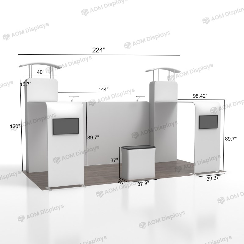 10x20 360° Backlit Booth 20.1