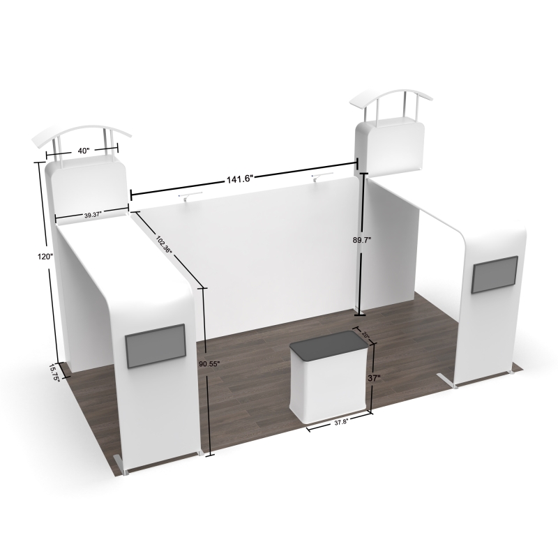 10x20 360° Backlit Booth 20.1