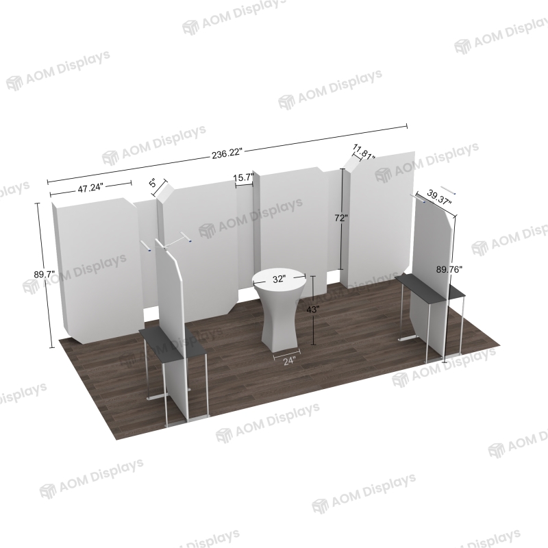 10x20 360° Backlit Booth 20.12