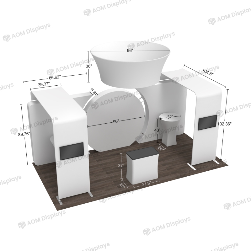 10x20 360° Backlit Booth 20.13