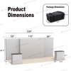 10x20 Backlit Trade Show Booth with Three Fabric Displays and Two Counters