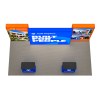 10x20 Backlit Trade Show Booth with Three Fabric Displays and Two Counters