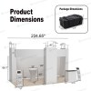 10x20 Trade Show Booth with Curved Header and Backlit Tower Displays