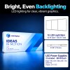 10x20 Backlit Fabric Trade Show Booth with Dual Hard Case Counters
