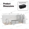 10x20 Backlit Trade Show Booth with Curtained Enclosure and Shelves