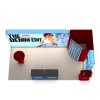 10x20 Backlit Trade Show Booth with Curtained Enclosure and Shelves