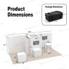 10x20 Backlit Trade Show Booth with Selective Backlighting and Storage Room