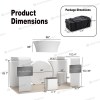10x20 Backlit Fabric Trade Show Booth with Hanging Banner and TV Mounts