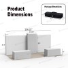 10x20 Backlit Fabric Trade Show Booth with Pop-Up Display and Dual Table Throws