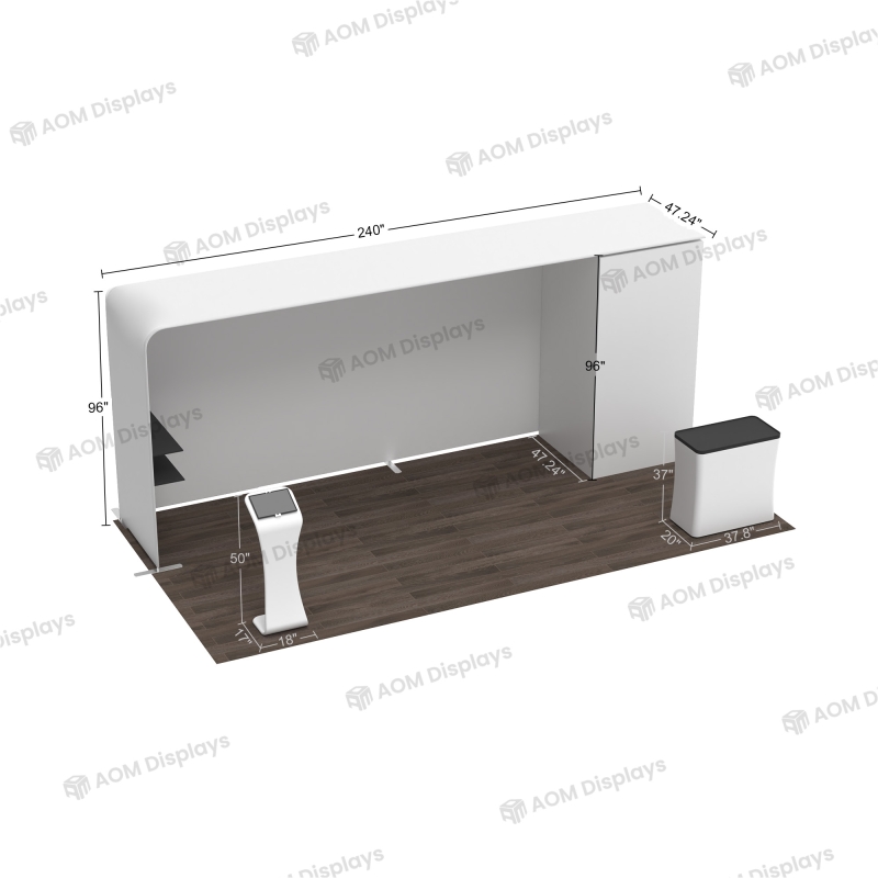 10x20 Modular Trade Show Booth 20.5