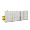 10x20 FlexPop™ Trade Show Booth with 5-Panel Backwall and Dual Counters