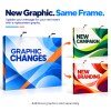 10x20 FlexPop™ Trade Show Booth with Curved Center and Straight Ends