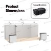 10x20 FlexPop™ Trade Show Booth with Curved Center and Straight Ends