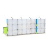 10x20 FlexPop™ Trade Show Booth with Center Panel and Dual Counters