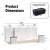 10x20 FlexPop™ Trade Show Booth with Center Panel and Dual Counters