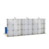 10x20 FlexPop™ Trade Show Booth with Straight Center and Curved Ends