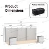 10x20 FlexPop™ Trade Show Booth with Straight Center and Curved Ends