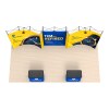 10x20 FlexPop™ Trade Show Booth with Straight Center and Curved Ends