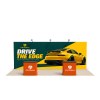 10x20 Straight FlexPop™ Trade Show Booth with Podium Counter