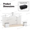 10x20 Modular FlexZip™ Trade Show Booth with Slanted-Top Panels and Header