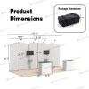 10x20 Modular FlexZip™ Media Trade Show Booth with Dual TV Mounts