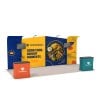 10x20 Modular FlexZip™ Media Trade Show Booth with Four Panels and Dual TV Mounts